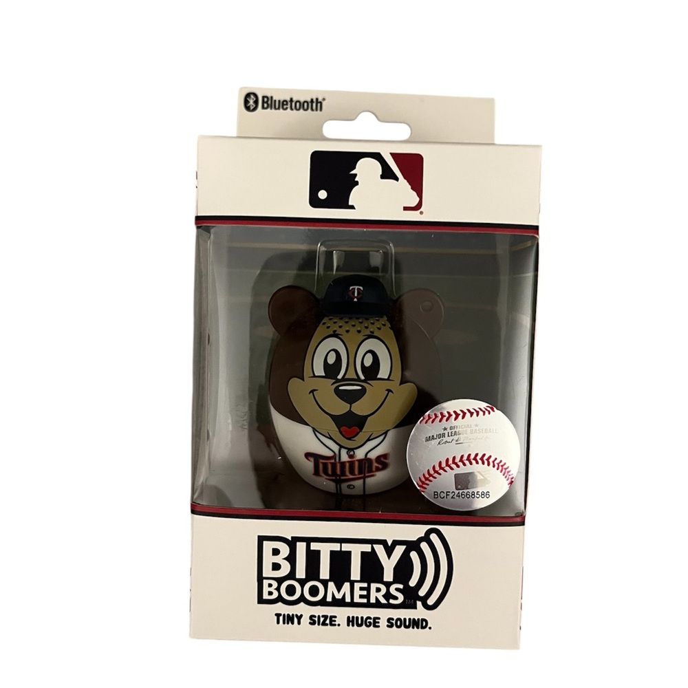 Bitty Boomers MLB MN Twins Bear Bluetooth Speaker - New